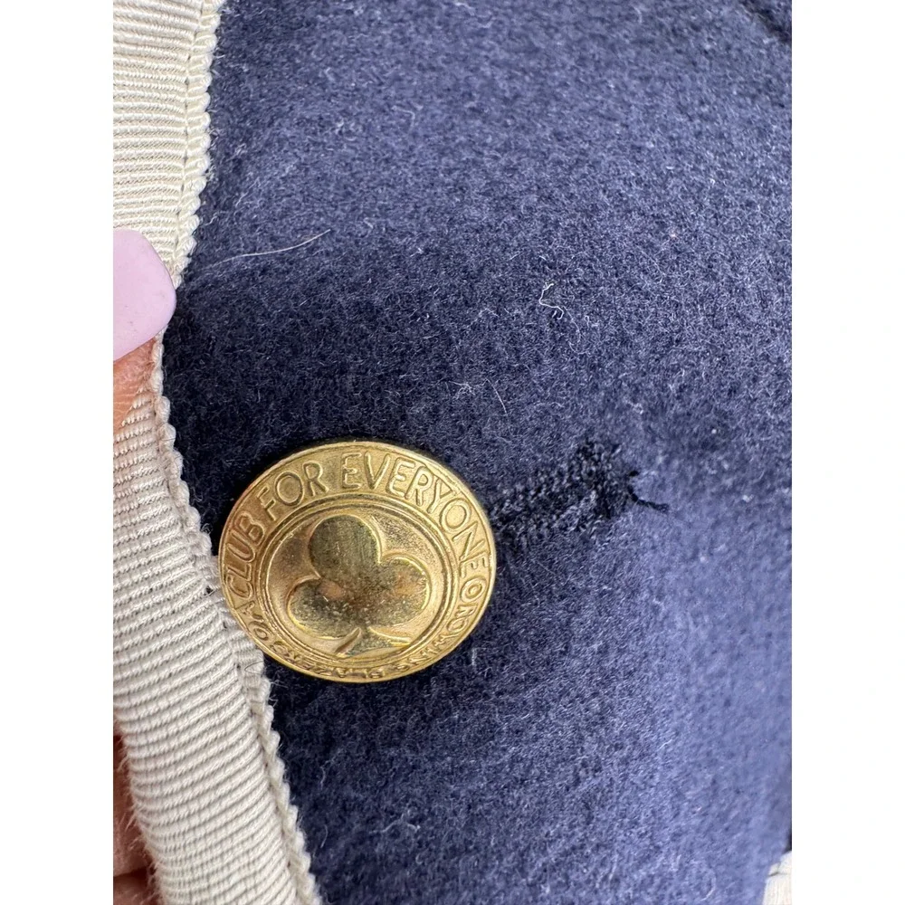 Rowing Blazers x Target Navy Wool Blend Blazer Kids Size M(8) Preppy Dressy